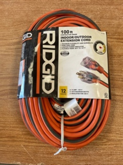 100' 12 Gauge 3 Wire Extension Cord NEW