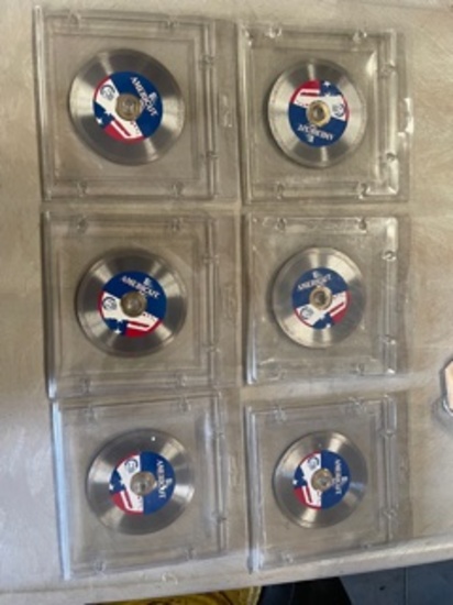 6 4"  Americut Diamond Blades NIB