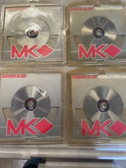 4 5" MK Diamond Blades NIB