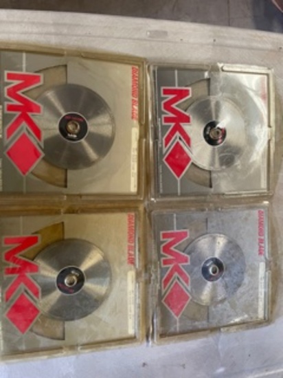 4 5" MK Diamond Blades NIB