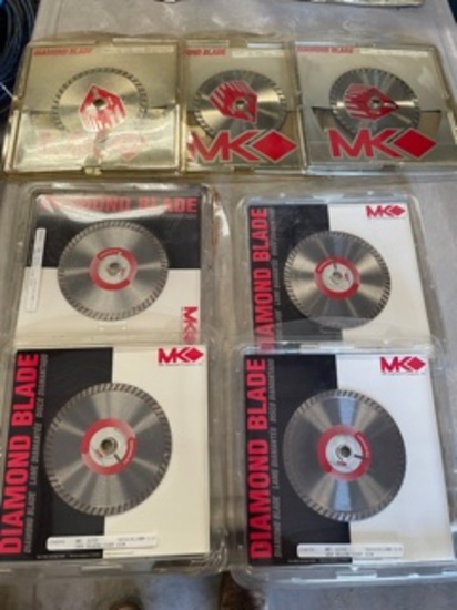 7 5" MK Diamond Blades NIB