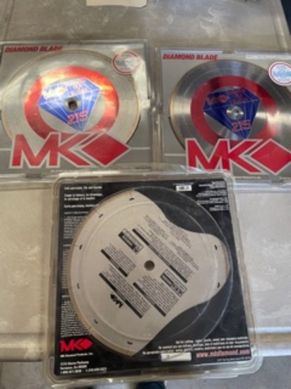 3 10" MK Diamond Blades NIB