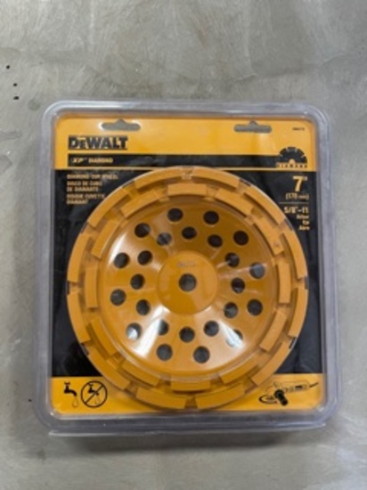 Dewalt 7" Diamond Cup Wheel NIB
