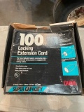 100' 12 Gauge 3 Wire Locking Extension Cord NEW