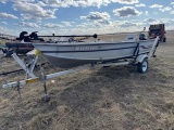 ALUMACRAFT LUNKER V16 LTD W/ SHORE LANDR TRAILER