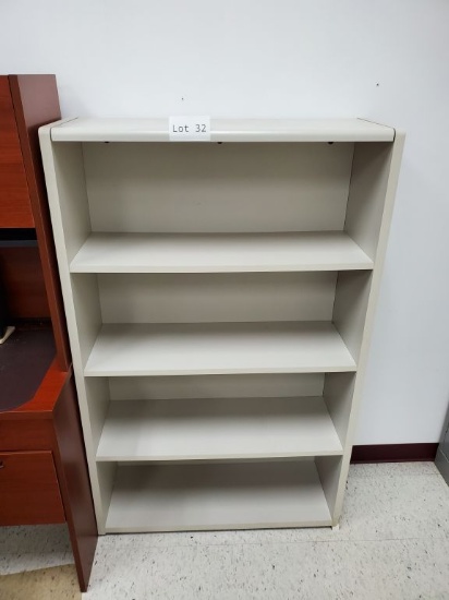 White Pressed Wood Shelf