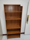 Brown Pressed Wood Bookcase