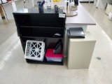Medical Cabinet and Contents With Filing Cabinet