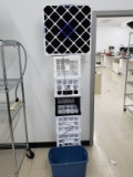6 Milk Plastic Milk Crates with tote and Home Made Filter Fan
