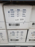 2 boxes 4040W White caps