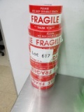 5 Rolls of Fragile Stickers