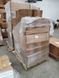 Pallet of 8x6x5 boxes