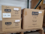 Uline 6x8 and 13.5x5 resealable bags
