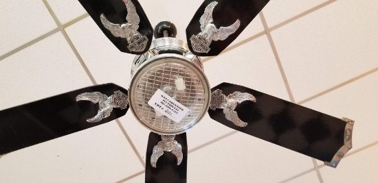 Harley Davidson Ceiling Fan Estate Personal Property