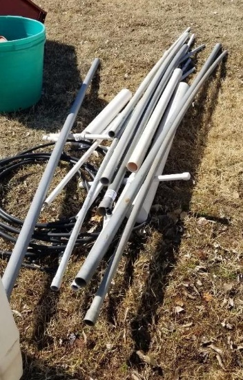 Lot of Plastic Pipe