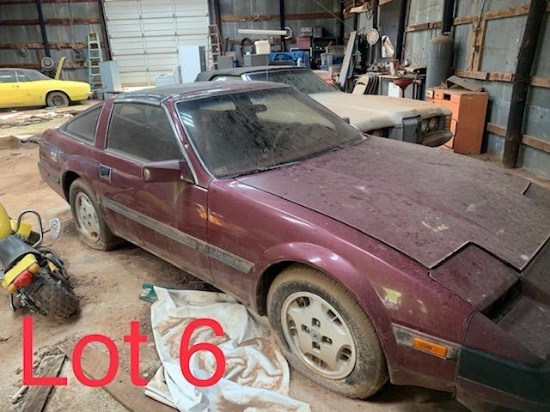 Lot 6: 1987 Nissan 300Z, Turbo straight 6, T-tops, 5 speed with 103,308 miles