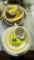 Plates & Bowls with Yellow Design