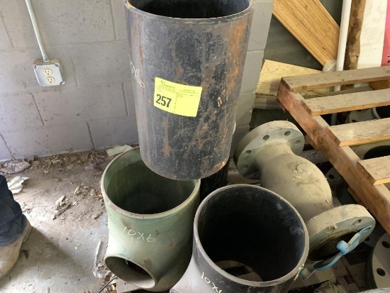 3 - 10 X 6 Weld T and Valve