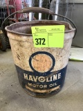 Havoline Motor Oil Can