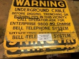 4 Bell Telephone System (Old) Signs