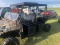 2014 Polaris Ranger 800 Crew Dump Bed, Diamond Plate Roof & 1 Owner