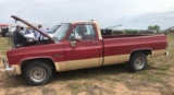 1982 Chevy Scottsdale Truck - Red & Tan - Clear Title New Transmission, New Radiator, New Water Pump