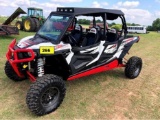 2014 Polaris Razor ATV 1000, 4 Seater, Audio Forms Roof w/ Speakers & Lights, 1158 Miles, 130 Hrs &