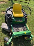 John Deere Z225 Zero-Turn Mower Needs Blades & Pulley on the Deck.