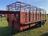 CM 20X6 Open Top Stock Trailer