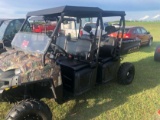 2014 Polaris Ranger 800 Crew Dump Bed, Diamond Plate Roof & 1 Owner