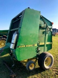 John Deere 535 Round Baler - Twine Tie, Good Belts, Excellent Condition & Field Ready