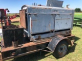 Lincoln SAE-400 Gas Welder on Trailer