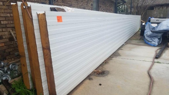 Approximately 38 feet of Insulated Panels (off site)