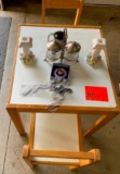 Kids Table & Chairs - ABC Cup, Candle Holder, Heart Cross, Sugar Creamer Tray.