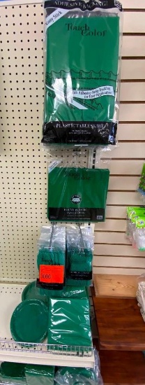 9 Emerald Green 10" Plastic Plt 6 Emerald Green 16oz Cup 2 Emerald Green 7" Plastic Plt 3 Emerald