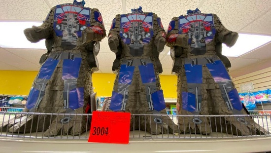 3 TRANSFORMER 3D PULL PINATA