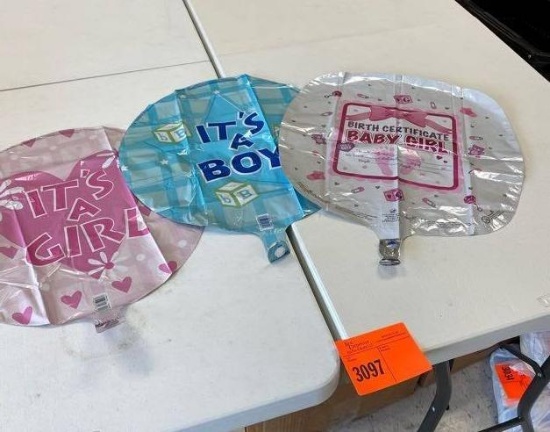 14 It's A Boy Blue Star 18" (51) 6 It's a Boy Cute Baby Feet 18" (49) 8 It's a Girl Cute Baby Feet