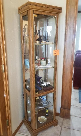 Lighted Glass Display Case - Contents Not Included
