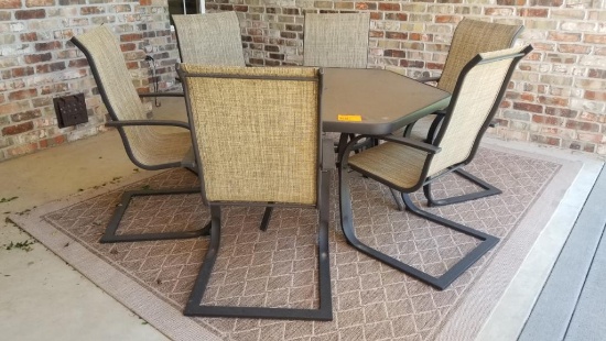 Outdoor Table & 6 Chairs