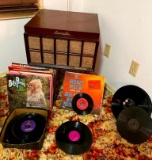 Zenith Record Player - Plays 33, 45 & 78 Lots of Records - Works