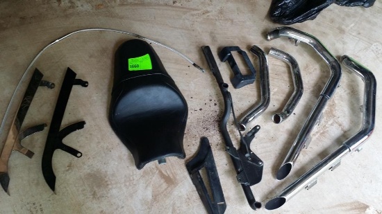 Harley Davidson Seat and Exhaust parts