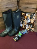 Muds Boots, Horse bag & Reese Drop Hitch