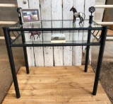 Black Metal Display Table