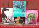 3 Horse Paintings