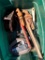 2 Pipe Wrenches, Winch, Strap