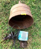 Funnel, Oil Can, and Charger