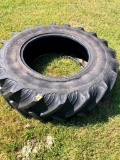 16.9 R30 Tractor Tire, Bad Sidewall