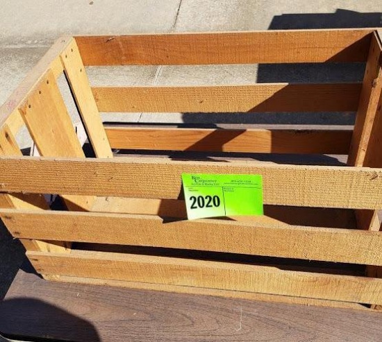Large Rectangle Wood Crate