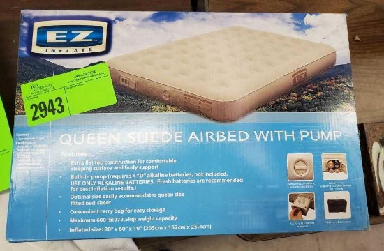 Air bed with pump
