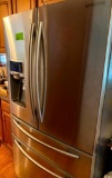 Samsung Stainless Steel Refrigerator - 5.8ft Tall, 3ft Wide, 26in Deep